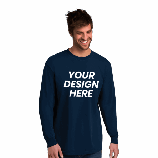 P6014 Garment-Dyed Long Sleeve Tee