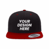 P6089M Flat Bill Snapback Cap