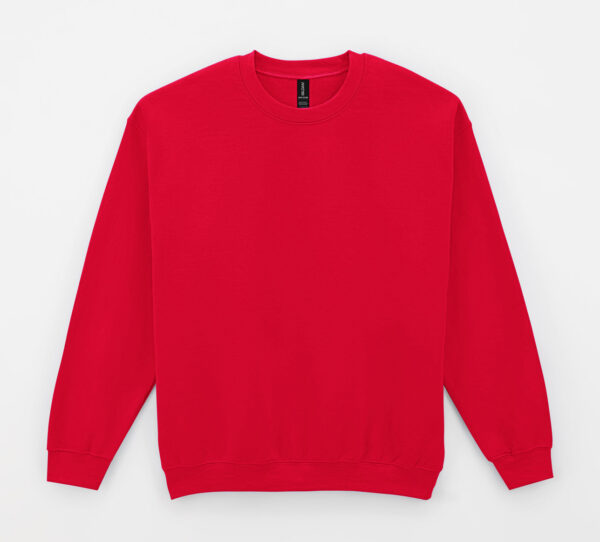 18000_199C_G2025_LD-Red Heavy Blend Sweatshirt