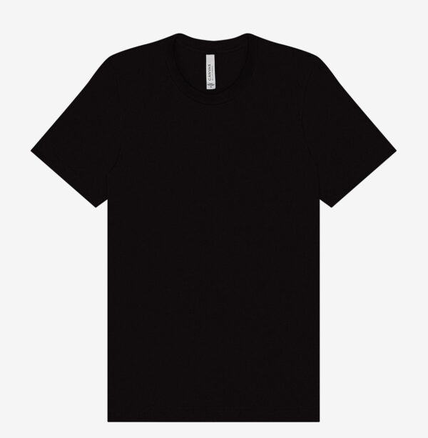 3001_Black_Flats_1 Jersey Tee