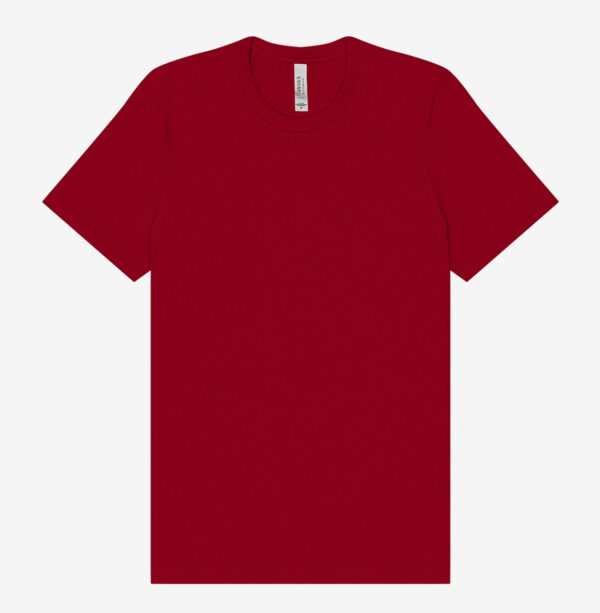 3001_Canvas-Red_Flats_1- Jersey Tee