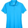 CORE365_78181_Electric_Blue_Front_High Women’s Performance Polo