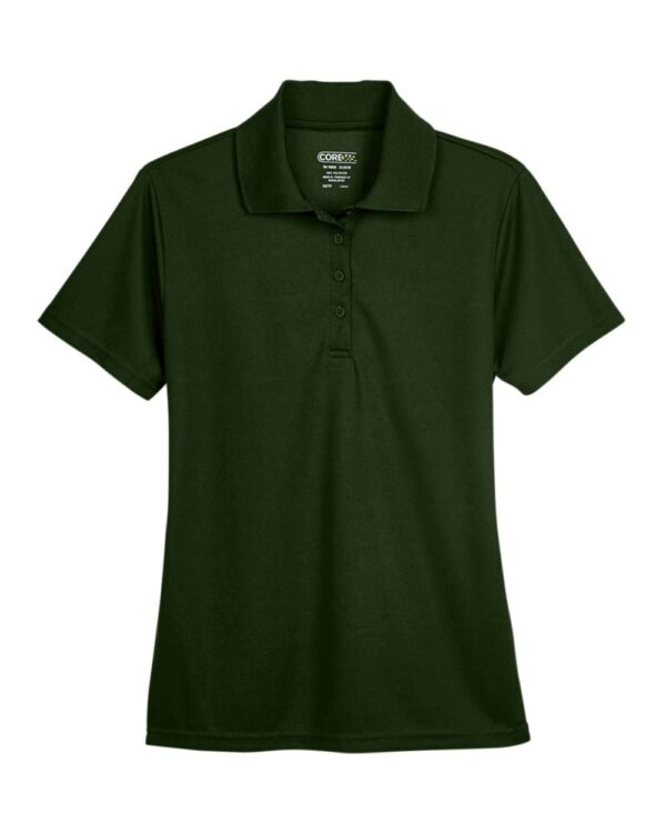 CORE365_78181_FOREST_Front_High Women’s Performance Polo