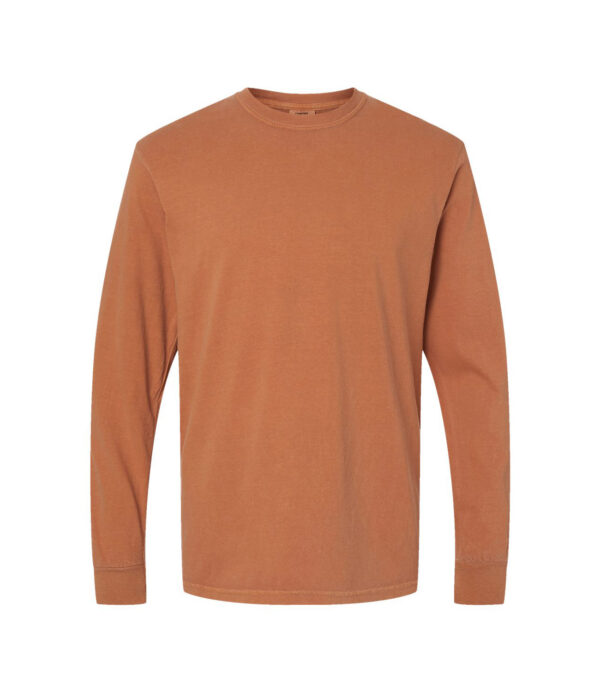 Comfort_Colors_6014_Yam_Front_High Garment-Dyed Long Sleeve Tee