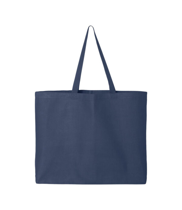 Q-Tees_Q600_Navy_Front_High 25L Jumbo Tote