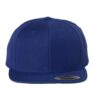 YP_Classics_6089M_Royal_Blue_Front_High Flat Bill Snapback Cap