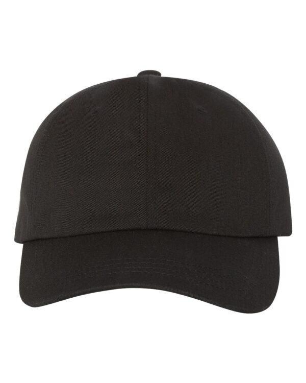 YP_Classics_6245CM_Black_Front_High Classic Dad Hat