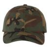 YP_Classics_6245CM_Green_Camo_Front_High Classic Dad Hat